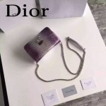 Dior-3302 專櫃時尚新款Miss Promenade系列蜥蜴紋原版牛皮空姐包