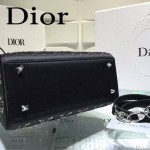 Dior-065-05 專櫃時尚新款lady五格原版皮燙鉆戴妃包