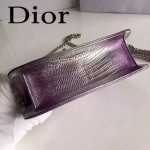 Dior-3302 專櫃時尚新款Miss Promenade系列蜥蜴紋原版牛皮空姐包