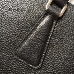 PRADA 361 專櫃時尚新款進口原版鹿紋黑色牛皮男士公文包