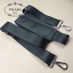 PRADA 0891 專櫃時尚最新款頂級進口原版十字紋牛皮黑色男士手提斜跨公文包