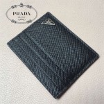 PRADA C223 人氣熱銷時尚新款實用款原版皮粗紋卡包