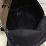 FENDI 027-2 潮流新款BagBugs小怪獸拼色原版皮雙肩包書包