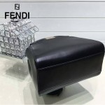 FENDI 035-5 經典爆款peekaboo黑色原版皮手提單肩包小貓包
