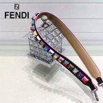 FENDI 033-6 潮流炫彩STRAP YOU彩色亞克力原版皮百搭包包肩帶