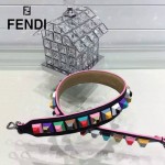 FENDI 033-6 潮流炫彩STRAP YOU彩色亞克力原版皮百搭包包肩帶