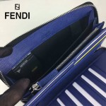 FENDI 044 時尚百搭小怪獸系列白眼睛原版皮大號錢包