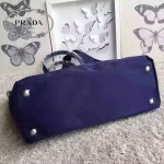 PRADA BR4842 專櫃時尚新款原版降落傘帆布面料配牛皮購物媽咪袋