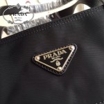 PRADA BR4842-01 專櫃時尚新款原版降落傘帆布面料配牛皮購物媽咪袋