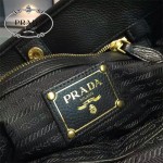 PRADA BN1881-04 人氣熱銷經典款原版帆布配牛皮大號手提肩背包