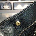 PRADA BN1881-04 人氣熱銷經典款原版帆布配牛皮大號手提肩背包