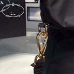 PRADA BN2107-01 專櫃時尚新款原版降落傘尼龍面料配牛皮大號斜背包