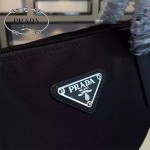 PRADA BR4696F-01 專櫃新款原版降落傘尼龍面料配牛皮男女通用款購物袋