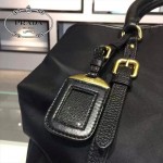 PRADA BN1881-04 人氣熱銷經典款原版帆布配牛皮大號手提肩背包