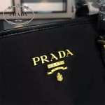 PRADA BN1881-04 人氣熱銷經典款原版帆布配牛皮大號手提肩背包