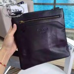 PRADA VA0693 專櫃時尚潮流新款原版小牛皮男士斜背包