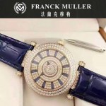 Franck Muller-26 名媛摯愛神秘時間系列土豪金滿天星鑲鑽2836全自動機機械腕錶