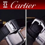 CARTIER-303 時尚新款卡地亞壹百周年紀念山度士系列情侶款式瑞士石英腕表