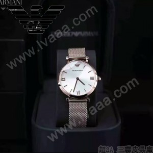 ARMANI-199-2 時尚百搭女士土豪金AR1955礦物質強化玻璃原單鋼帶款腕錶