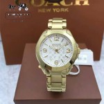 COACH-08 潮流百搭新款女士土豪金原單316精鋼錶殼石英腕錶