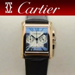 CARTIER-305-6 時尚新款TANK MC CHRONOGROPH多功能跑秒石英腕錶