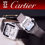 CARTIER-303-05 時尚新款卡地亞壹百周年紀念山度士系列情侶款式瑞士石英腕表