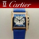 CARTIER-305-7 時尚新款TANK MC CHRONOGROPH多功能跑秒石英腕錶