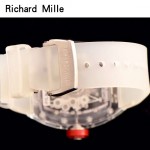 Richard Mille-80 潮流奢華男士紅色玻璃殼材質原裝全自動機械腕錶