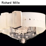 Richard Mille-80-3 潮流奢華男士黑色玻璃殼材質原裝全自動機械腕錶