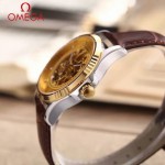 OMEGA-175 全新鏤空設計間金系列配金底藍寶石鏡面全自動機械腕錶