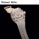 Richard Mille-80-4 潮流奢華男士白色玻璃殼材質原裝全自動機械腕錶