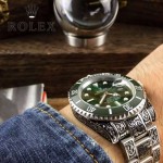 ROLEX-061 勞力士Tattoo水鬼系列純手工紋身雕刻2813全自動機械腕表