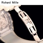 Richard Mille-80-4 潮流奢華男士白色玻璃殼材質原裝全自動機械腕錶