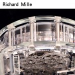 Richard Mille-80-3 潮流奢華男士黑色玻璃殼材質原裝全自動機械腕錶