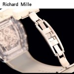 Richard Mille-80 潮流奢華男士紅色玻璃殼材質原裝全自動機械腕錶