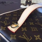 LV M47280-01 人氣熱銷經典款原版皮Monogram帆布系列化妝箱