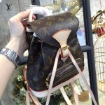 LV M51137-01 人氣熱銷經典款原版皮老花雙肩背包