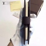 LV M20005 老花經典熱賣款原版皮小號活頁記事本