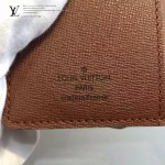 LV M20005 老花經典熱賣款原版皮小號活頁記事本