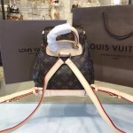 LV M51137-01 人氣熱銷經典款原版皮老花雙肩背包