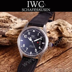 IWC-080-2 新款男士馬克十七小王子限量版IW326506真牛皮錶帶全自動機械腕錶