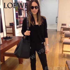 LOEWE 024-03 潮流時尚新款Hammock Bag系列進口西班牙原版皮手提單肩包