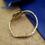 Swarovski-01 高貴典雅土豪金表圈鑲有1700顆施華洛世奇水晶手鐲款腕錶