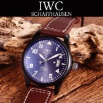 IWC-080-4 新款男士馬克十七小王子限量版IW326506真牛皮錶帶全自動機械腕錶