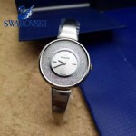 Swarovski-01-3 高貴典雅閃亮銀表圈鑲有1700顆施華洛世奇水晶手鐲款腕錶