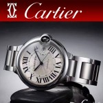 CARTIER-310 時尚經典藍氣球系列把頭鑲嵌天然藍寶石可搭配9015/2892自動機械腕錶