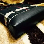 BURBERRY-0232 潮流時尚新款原版棉麻混合搭配進口意大利牛皮男包