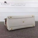 Burberry-0229-04 潮流時尚新款原單手掌紋進口牛皮配布手提斜背包
