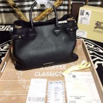 Burberry 1771-02 潮流時尚款running man宋智孝同款荔枝紋女士手提單肩包