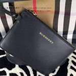 Burberry-0202 時尚新款原版牛皮與棉布內設小包手提斜跨水桶包